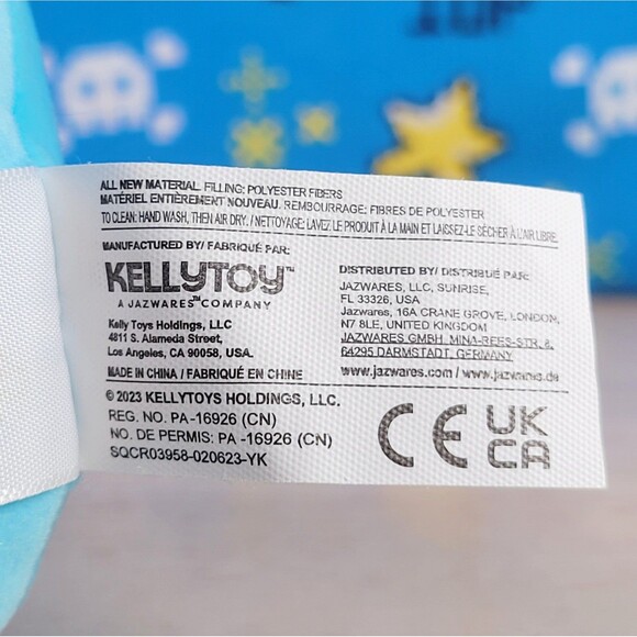 Squishmallow Resul the Clown 8" UltraSoft Stuffed Blacklight Squad Toy Plush NWT - Picture 4 of 6